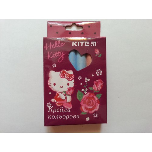 Мелки разноцветные для мольберта Hello Kitty 12 цветов Мелки разноцветные для мольберта Hello Kitty 12 цветов